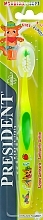 Fragrances, Perfumes, Cosmetics Kids Junior Toothbrush, light green - PresiDENT Kids Junior Soft