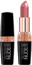 Fragrances, Perfumes, Cosmetics Lipstick - Wibo Glossy Nude Lipstick