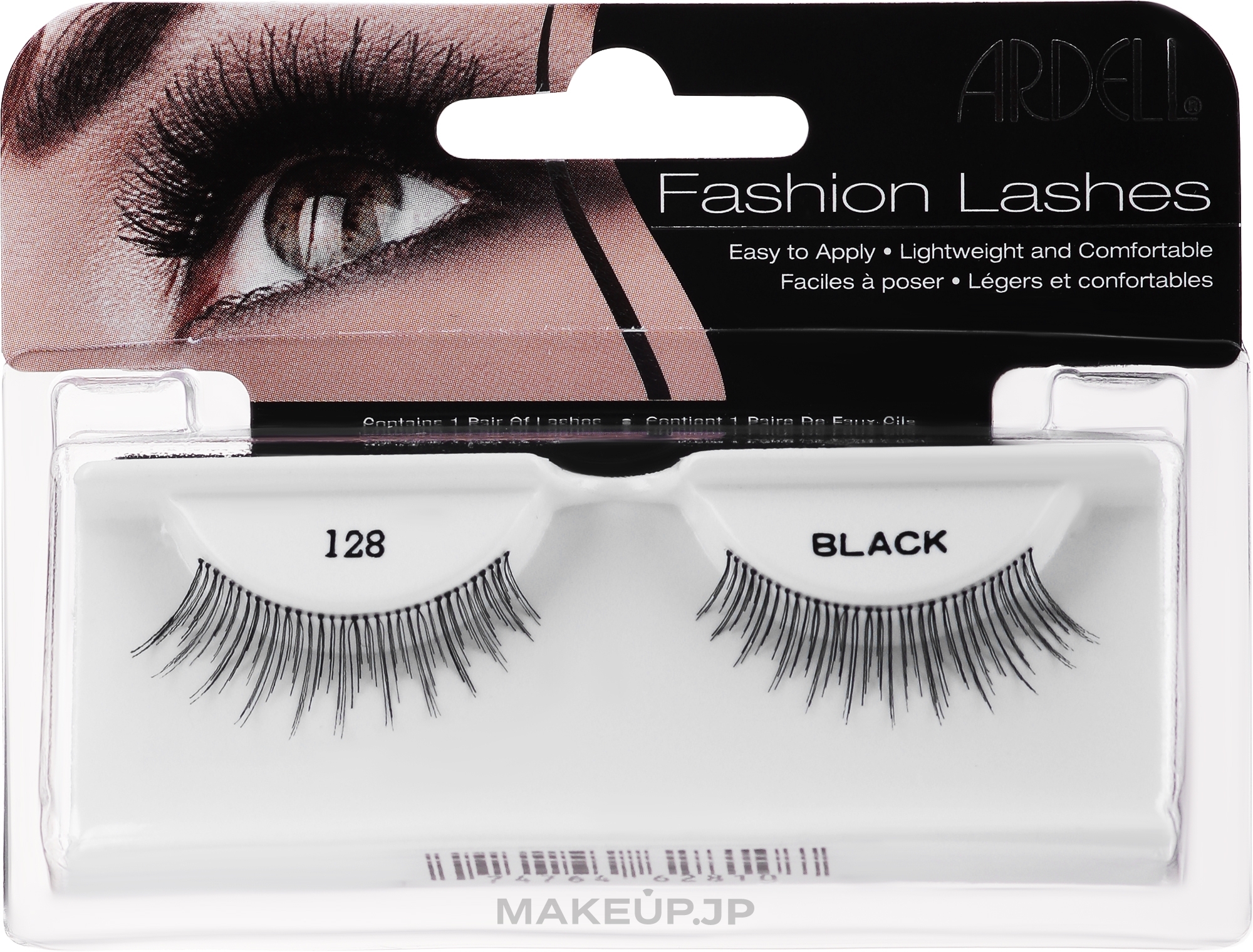 False Lashes - Ardell Natural Lashes Black 128 — photo 2 szt.