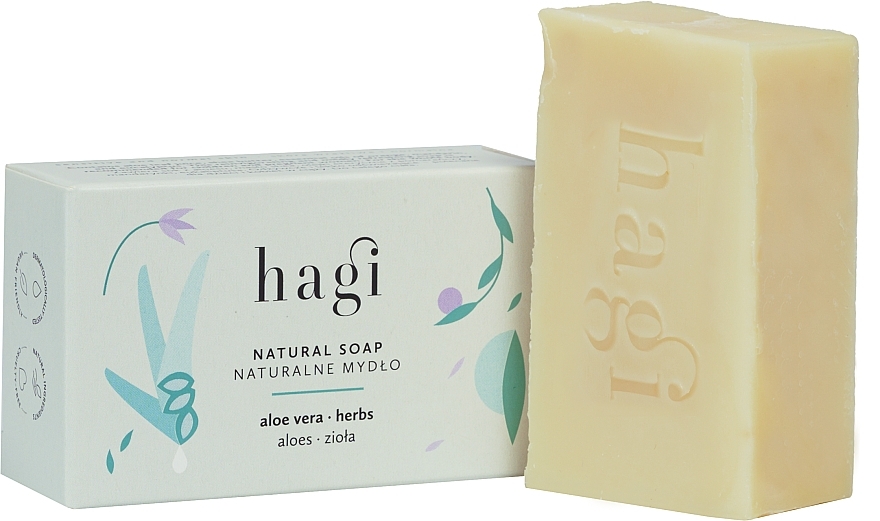 Natural Soap with "Aloe Vera" Extract - Hagi Soap — photo N1