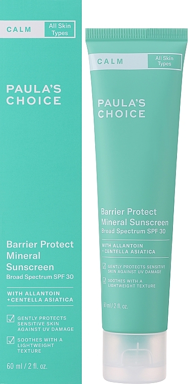 Mineral Sunscreen - Paula's Choice Barrier Protect Mineral Sunscreen SPF 30 — photo N1