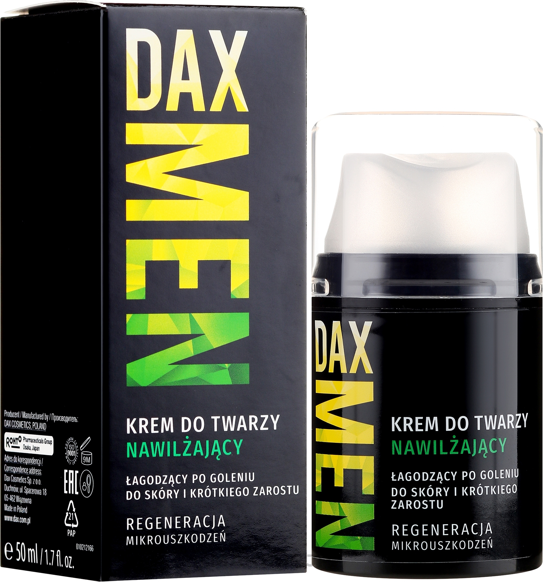 Men Moisturizing Mattifying Cream - DAX Men — photo 50 ml