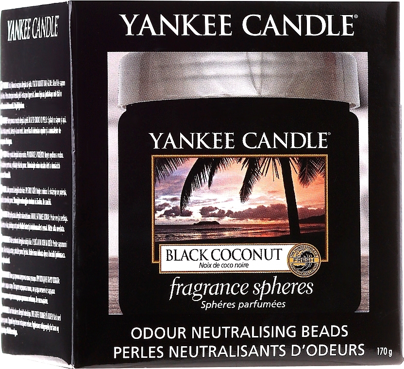 Fragrance Spheres - Yankee Candle Black Coconut Fragrance Spheres — photo N1