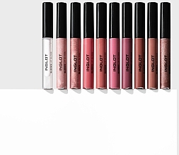 Lip Gloss - Inglot Sleeks Lip Gloss Cream — photo N4