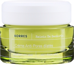 Lightweight Moisturising Face Cream Gel - Korres Santorini Grape Poreless Skin Cream — photo N1