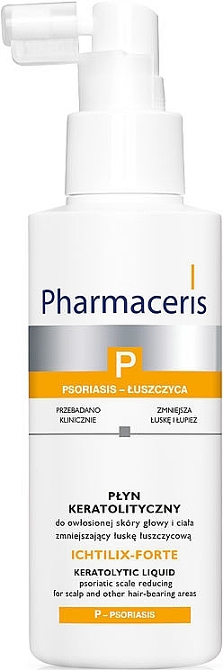 Keratolytic Anti-Psoriasis Scalp Liquid - Pharmaceris P Ichtilix Forte — photo N1