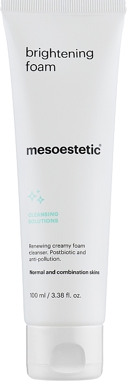 Face Cleansing Foam - Mesoestetic Cleansing Solutions Brightening Foam — photo N1