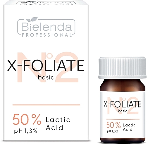 Lactic Acid 50% - Bielenda Professional X-Foliate Basic Lactic Acid 50% — photo N1