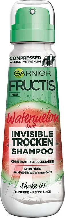 Watermelon Dry Shampoo - Garnier Fructis Dry Shampoo Watermelon — photo N1