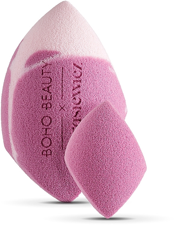 Makeup Sponge Set, pink - Boho Beauty Makeup Sponge — photo N1