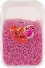 Coarse-Grained Bath Salt "Guava" - Organique Bath Salt Dead Sea — photo N1