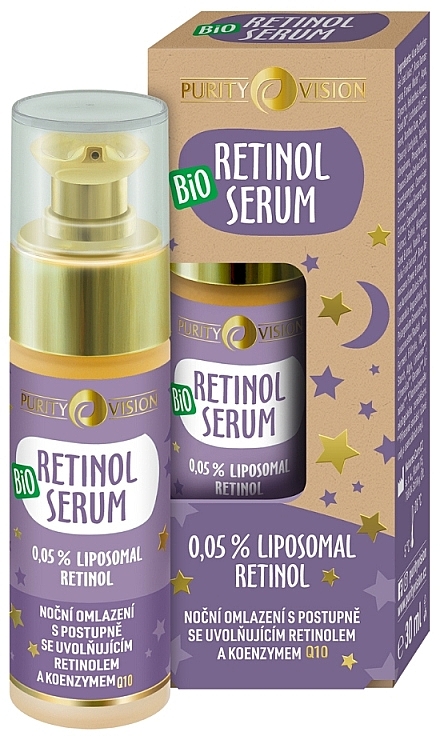 Retinol Face Serum - Purity Vision Organic Retinol Serum — photo N1