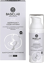 Fragrances, Perfumes, Cosmetics Firming Intimate Wash Oil 'Elasticity & Nourishment' - BasicLab Dermocosmetics Intimis