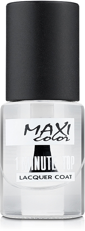 Fast Dry Top Coat - Maxi Color 1 Minute Top Lacquer Coat — photo N1