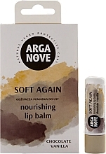 Fragrances, Perfumes, Cosmetics Lip Balm with Vanilla & Chocolate Scent - Arganove Soft Nourishing Lip Balm