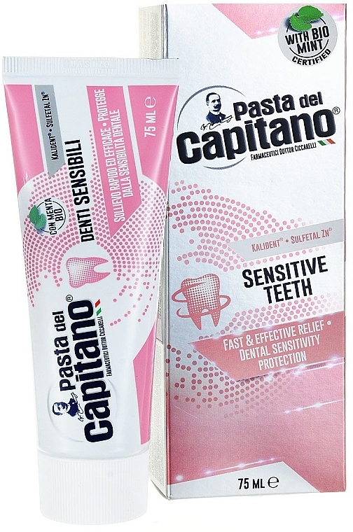Toothpaste for Sensitive Teeth - Pasta Del Capitano — photo N1