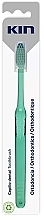 Orthodontic Toothbrush, turquoise - Kin Orthodontics Toothbrush — photo N1