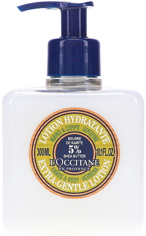 Hand & Body Lotion - L'Occitane Shea Butter Hands & Body Verbena Extra-Gentle Lotion — photo N1