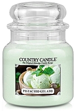 Fragrances, Perfumes, Cosmetics Scented Candle in Jar - Country Candle Pistachio Gelato