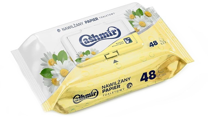 Wet Toilet Paper 'Chamomile' - Cashmir Wet Toilet Wipes — photo N1