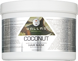 Coconut Oil Strengthening Hair Mask - Dalas Cosmetics Hair Mask — photo N2