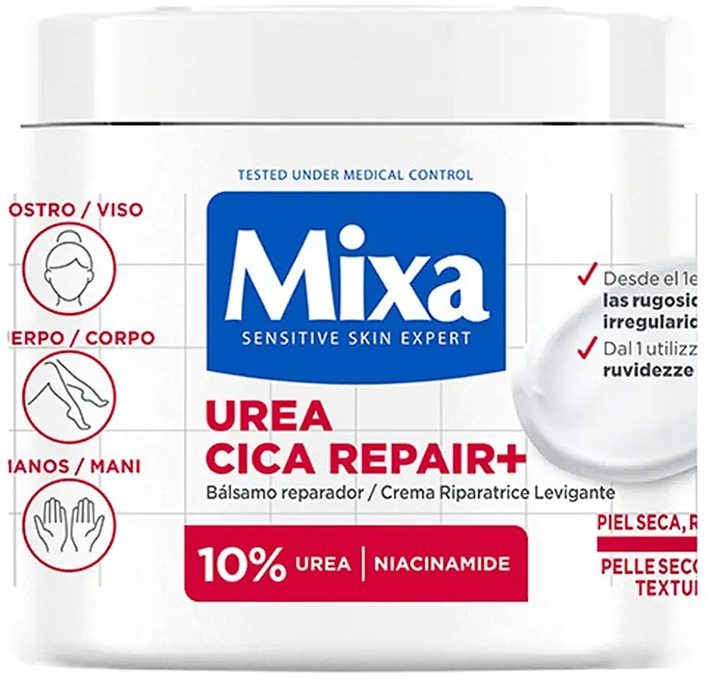 フェイス＆ボディクリーム - Mixa Urea Cica Repair+ — photo N1