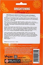 Brightening Facial Sheet Mask - Beauty Formulas Brightening Vitamin C Facial Sheet Mask — photo N2