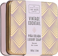 Fragrances, Perfumes, Cosmetics Soap - Scottish Fine Soap Vintage Cocktails Pina Colada Soap In A Tin