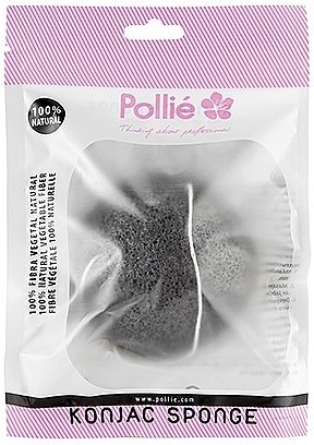 Natural Charcoal Cleanser Sponge - Eurostil — photo N2