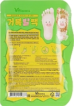 Exfoliating Foot Sock-Mask - Elizavecca Witch Piggy Hell-Pore Turtles Foot Pack — photo N2