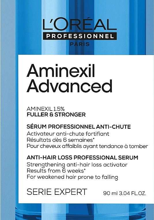 Scalp Serum - L'Oreal Professionnel Aminexil Advanced Fuller & Stronger Anti-Hair Loss Serum — photo N2