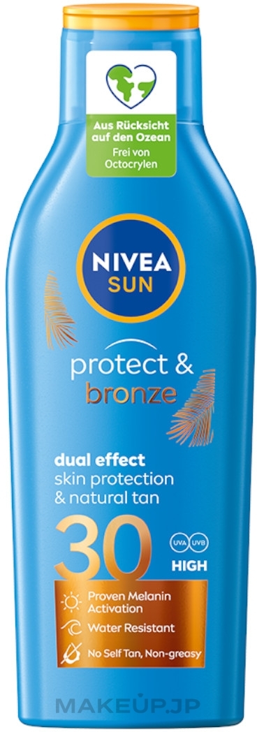 Sun Lotion "Protection and Bronze" - NIVEA Sun Protect & Bronze Sun Lotion SPF30 — photo 200 ml