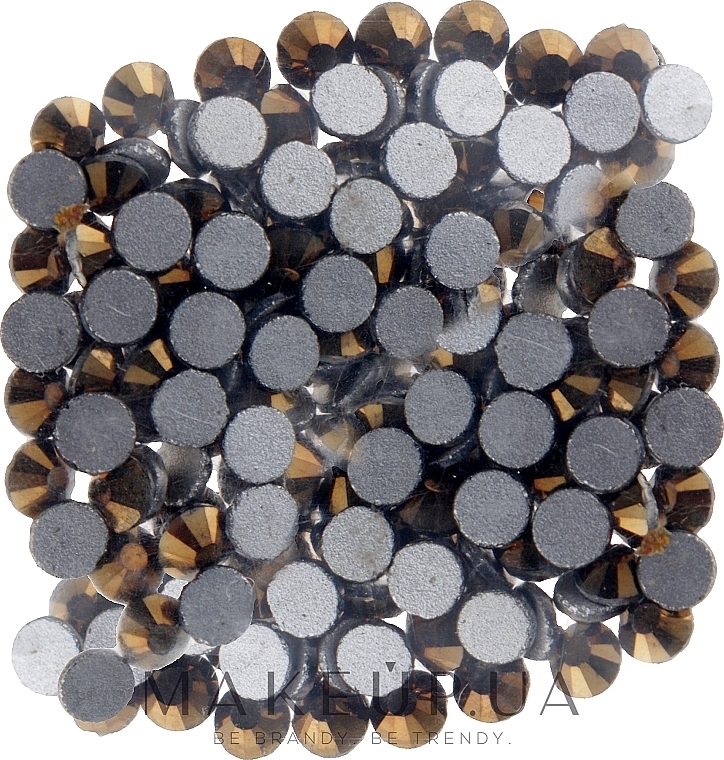 Decorative Nail Crystals 'Crystal Aurum', SS size 10, 100 pcs. - Kodi Professional — photo N1