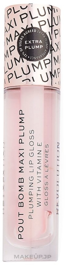 Volumizing Lip Gloss - Makeup Revolution Pout Bomb Maxi Plump Lip Gloss — photo Divine