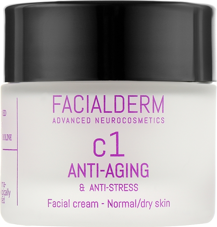 Anti-Aging & Anti-Stress Cream for Normal & Dry Skin - Facialderm C1 Anti-Age And Anti-Stress Cream — photo N1