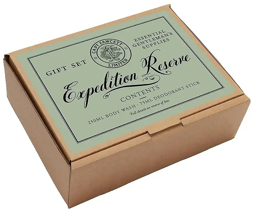 Set - Captain Fawcett Expedition Reserve Gift Set (sh/gel/250ml + deo/stick/75g) — photo N3