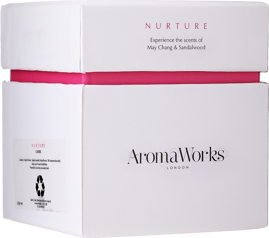 Scented Candle "Nurture" - AromaWorks Nurture Candle — photo N6