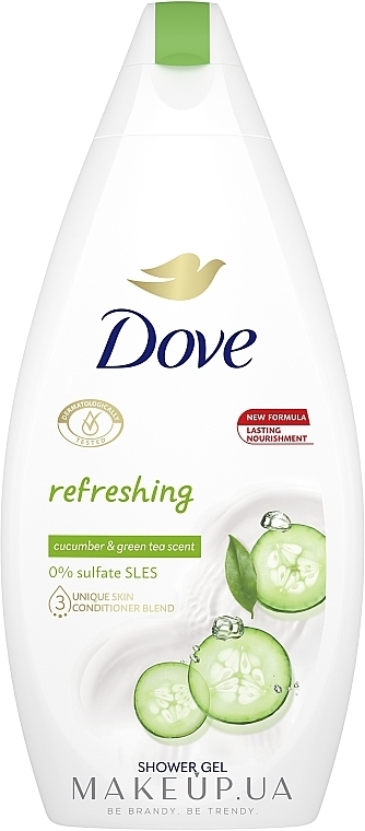 Shower Cream-Gel "Touch of Freshness" - Dove  — photo N3