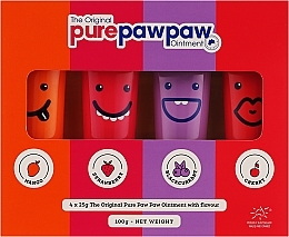 Repairing Lip Balm Set - Pure Paw Paw Four Pack (lip/balm/4x25g) — photo N1