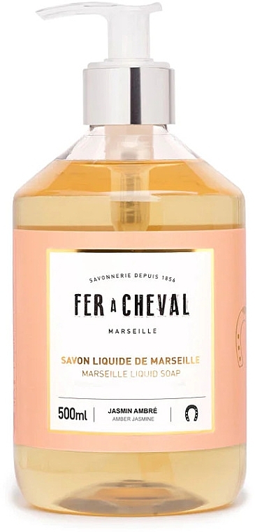 Jasmine & Amber Marseille Liquid Soap - Fer A Cheval Marseille Liquid Soap Jasmine Amber — photo N1