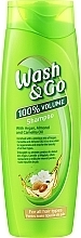 Argan Oil, Almond & Chamomile Shampoo for All Hair Types - Wash&Go — photo N2