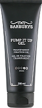 Transparent Strong Hold Gel - Barburys Pump It Up Gel — photo N2