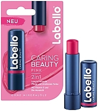 Lip Balm - Labello Caring Beauty Pink — photo N1