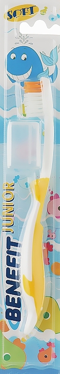 Kids Toothbrush, yellow - Mil Mil Benefit Junior Soft — photo N1