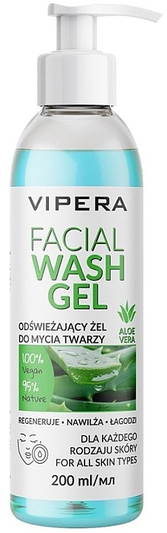 Refreshing Face Cleansing Gel - Vipera Facial Wash Gel — photo N1