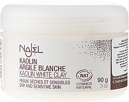 Cosmetic Clay "White" - Najel Clay In Powder White — photo N2