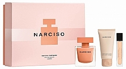 Fragrances, Perfumes, Cosmetics Narciso Rodriguez Narciso Ambree - Set (edp/90ml + b/lot/50ml + edp/10ml)