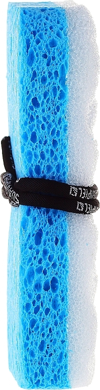 Blue Massage Sponge - Suavipiel Black Aqua Power Massage Sponge — photo N2