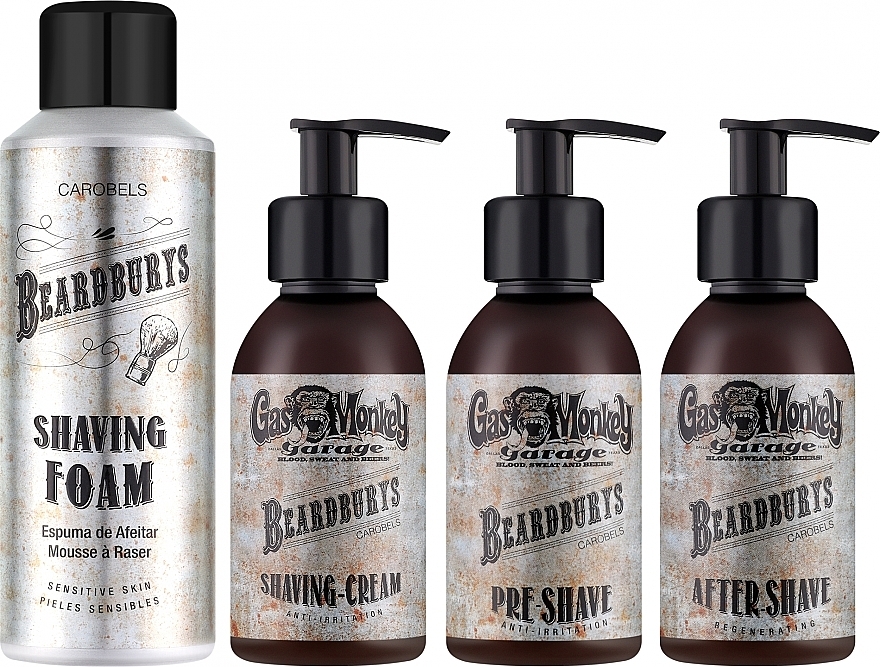 Set, 4 products - Beardburys Genuine Men Style Shaving Lot — photo N3