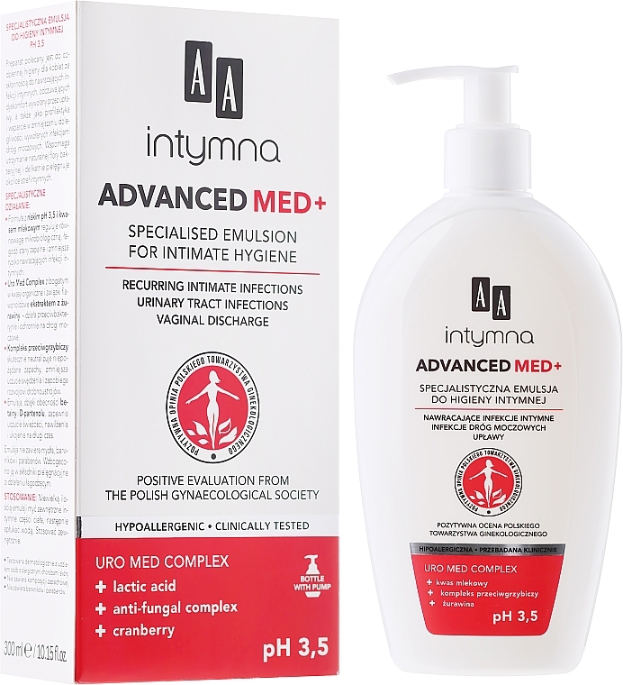 Intimate Wash Emulsion - AA Advanced Med+ — photo N1